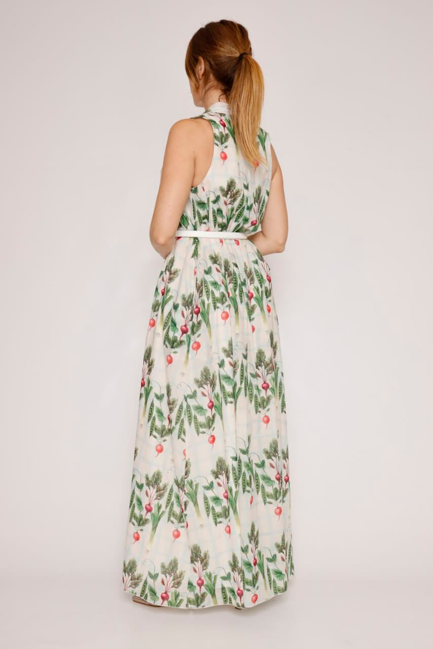 VESTIDO  BY10288-BLANCO/VERDE