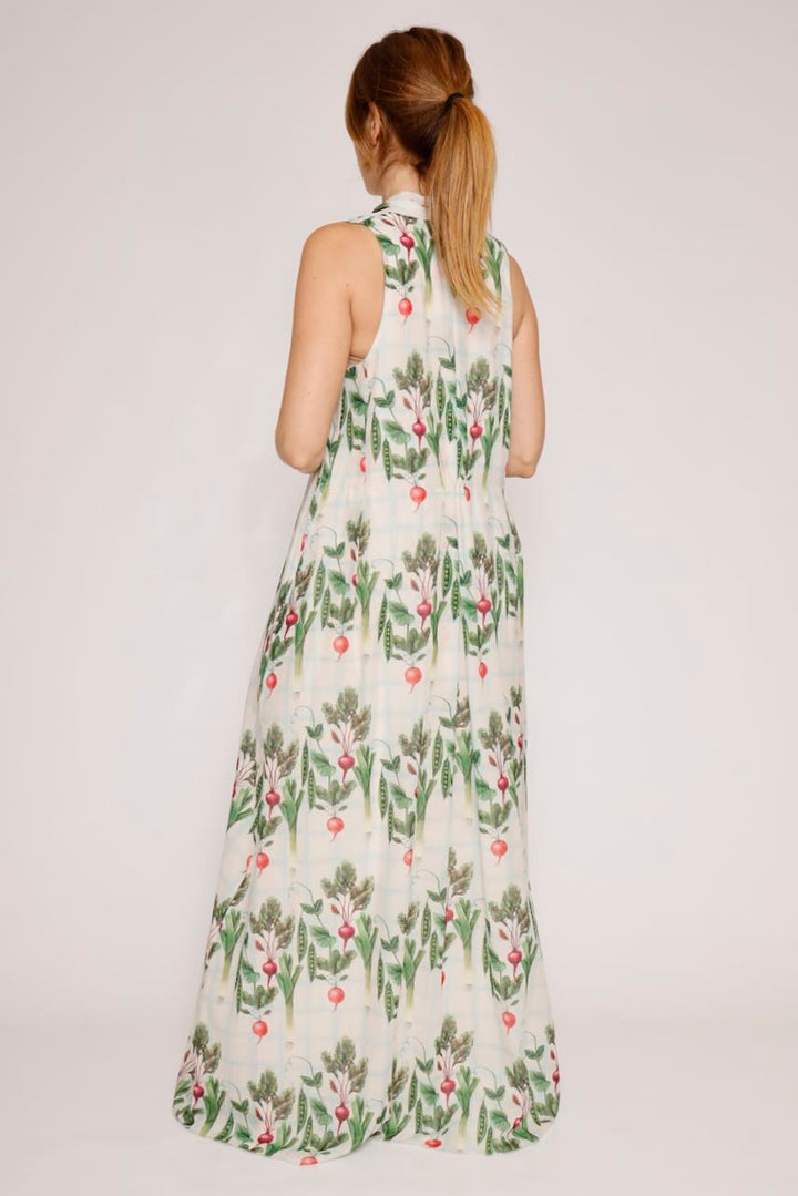 VESTIDO  BY10288-BLANCO/VERDE