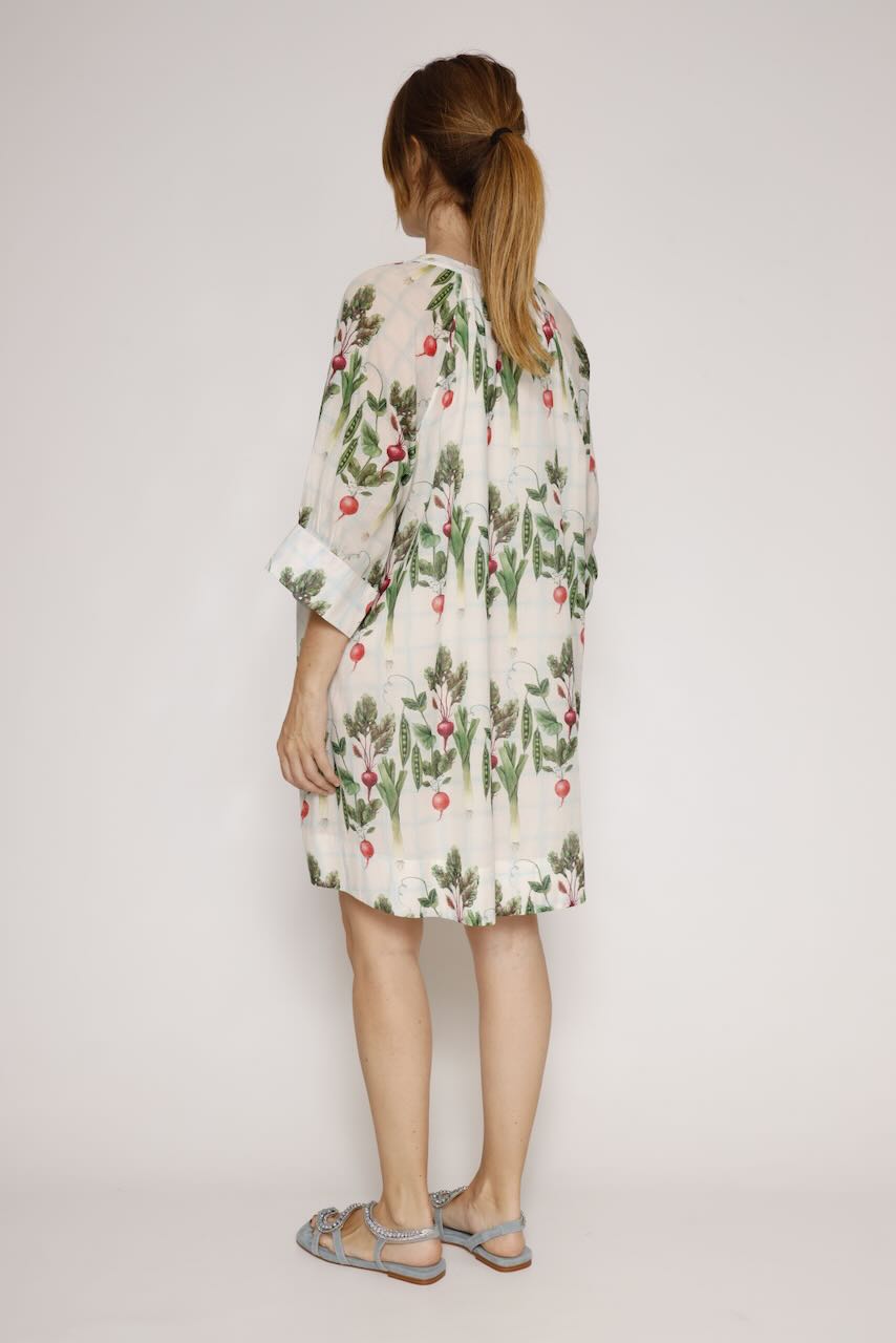 VESTIDO BY10287-BLANCO/VERDE