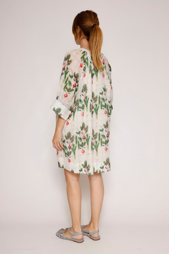 VESTIDO BY10287-BLANCO/VERDE