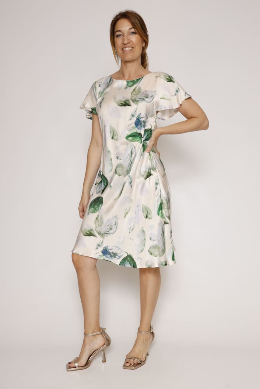 VESTIDO BY10279-BLANCO/VERDE