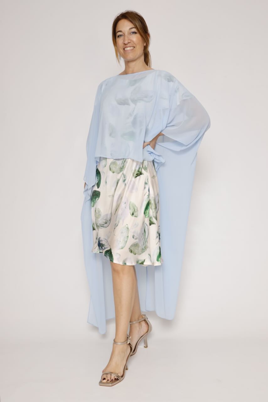 VESTIDO BY10279-BLANCO/VERDE