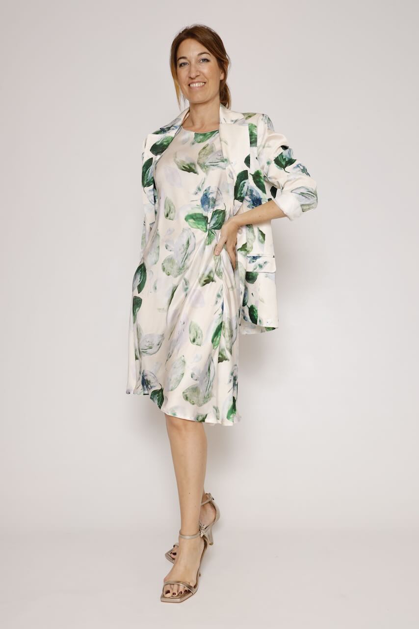 VESTIDO BY10279-BLANCO/VERDE