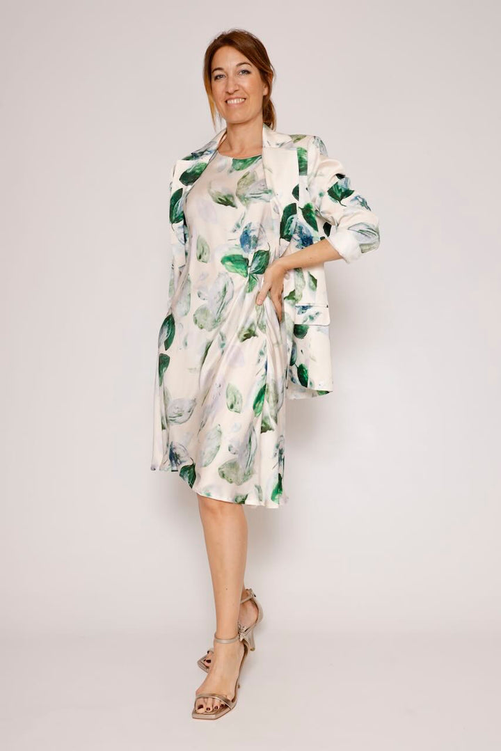 VESTIDO BY10279-BLANCO/VERDE