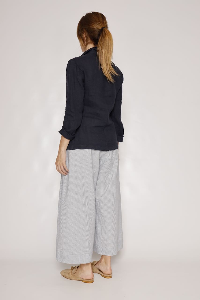 PANTALÓN P3R7EIZ000-BLANCO/AZUL