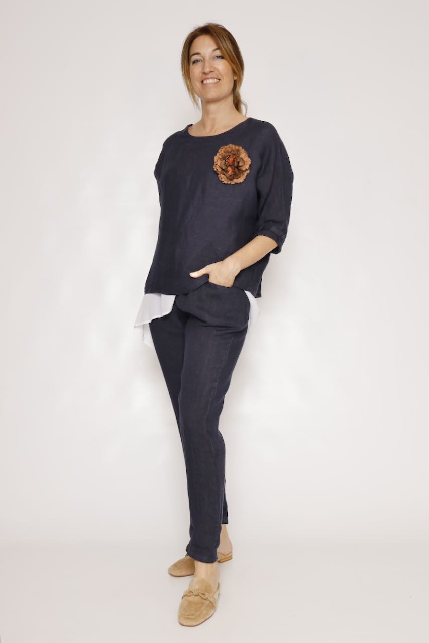 BLUSA P25RU415-MARINO