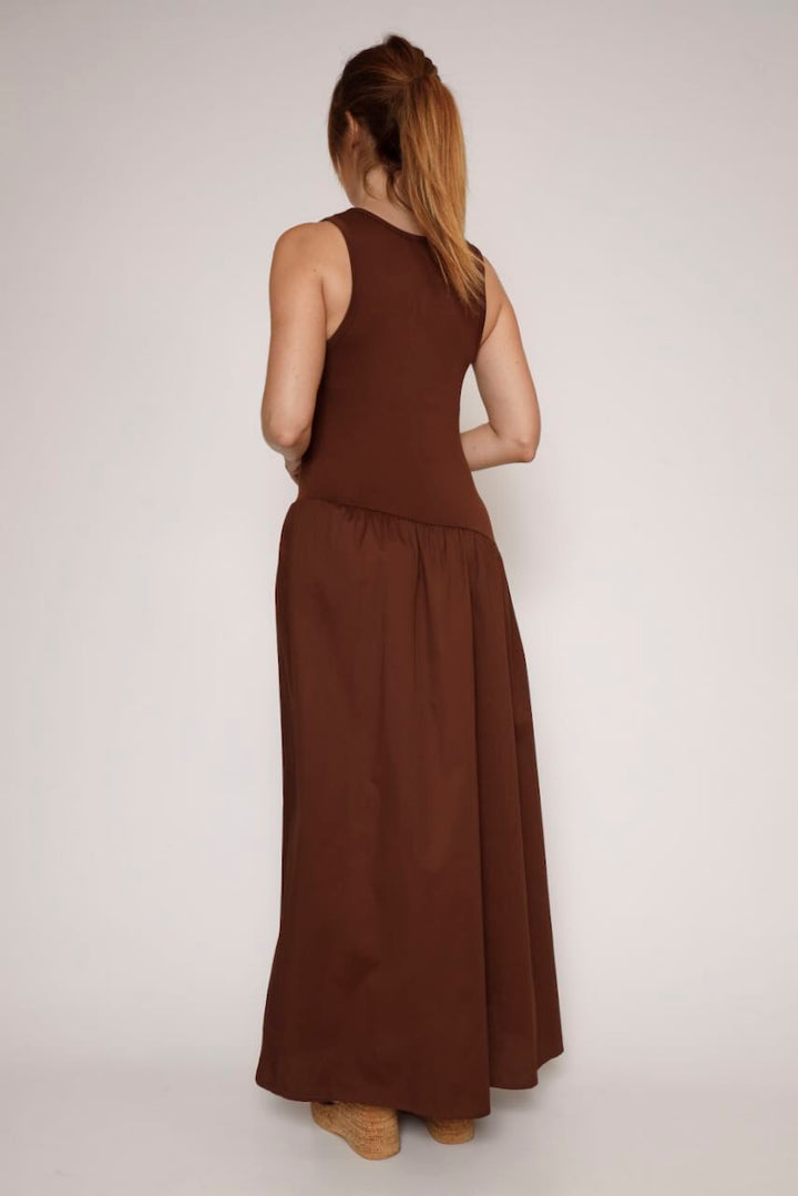 VESTIDO P26DL716-MARRON