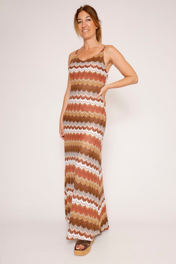 VESTIDO P26CI701-MULTIMARRON