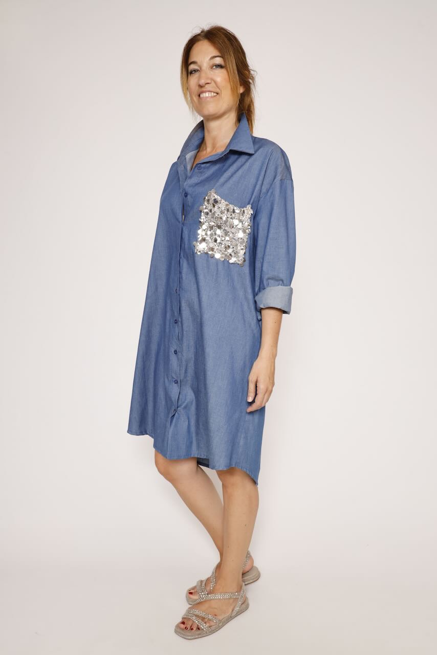 VESTIDO P26LU703-BLU DENIM