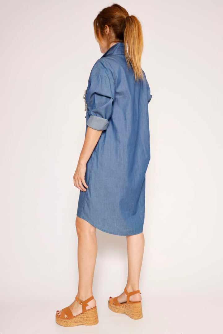 VESTIDO P26LU703-BLU DENIM