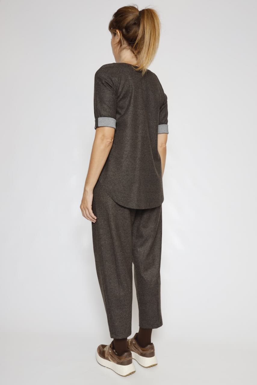 PANTALÓN MARRÓN / GRIS P4K0MER