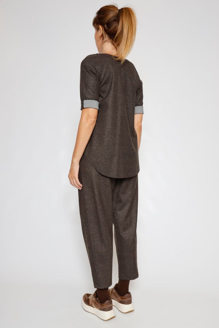 PANTALÓN MARRÓN / GRIS P4K0MER