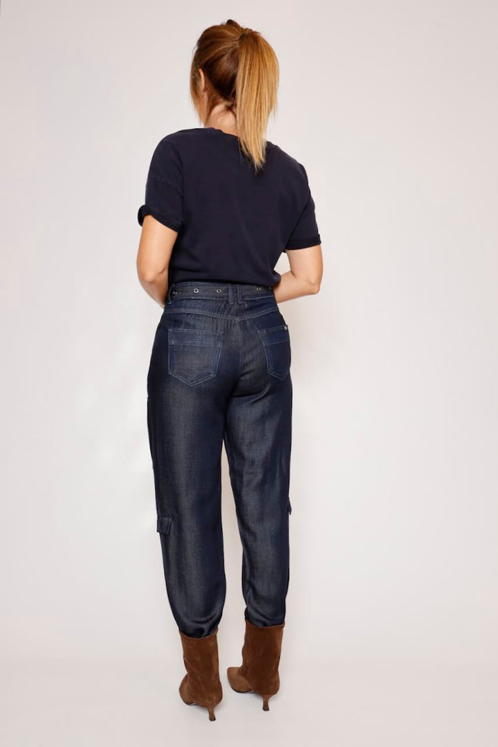 VAQUERO CARGO AZUL CIARA DENIM
