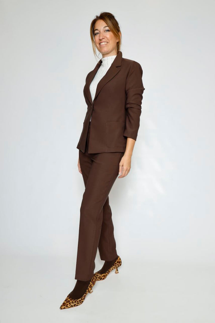 CHAQUETA MARRÓN A26PL611