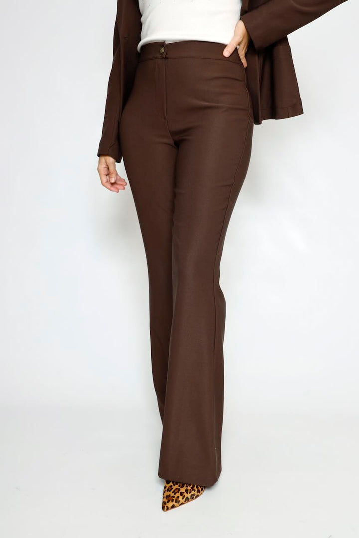 PANTALON VESTIR MARRON A26PL208