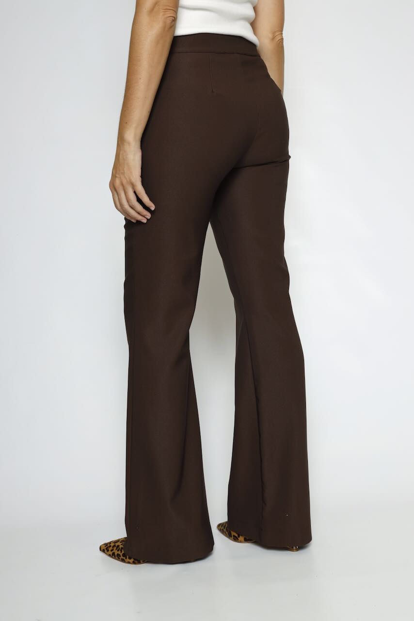 PANTALON VESTIR MARRON A26PL208