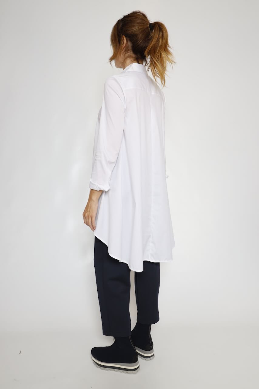 CAMISA LARGA CED3FDK-BLANCO