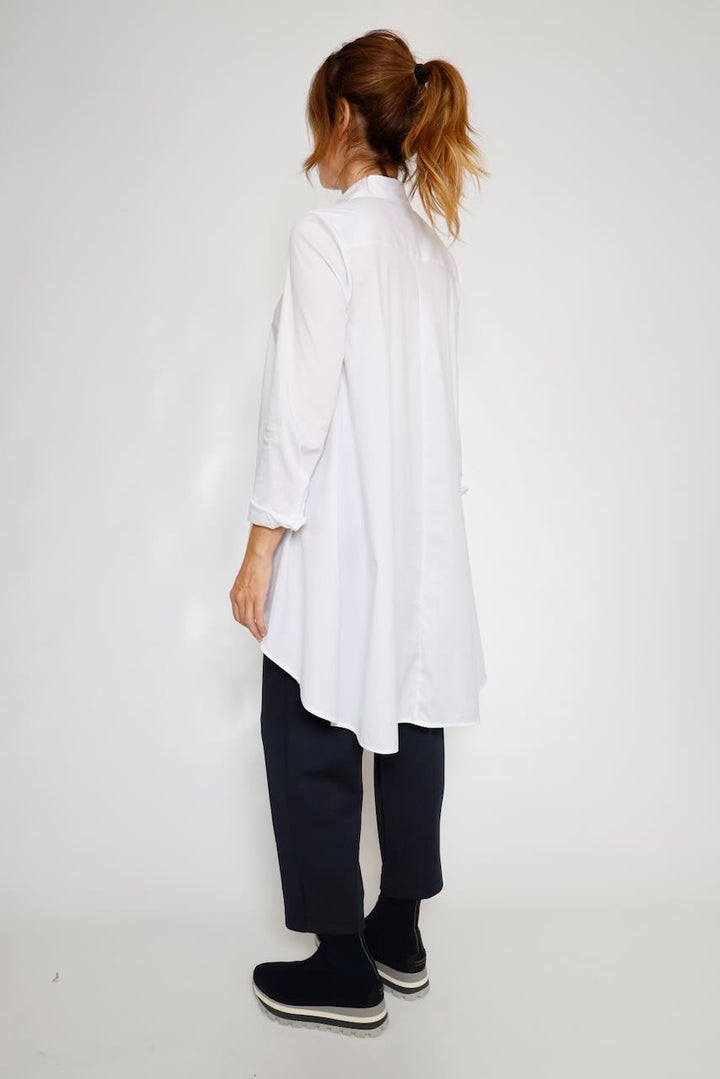 CAMISA LARGA CED3FDK-BLANCO