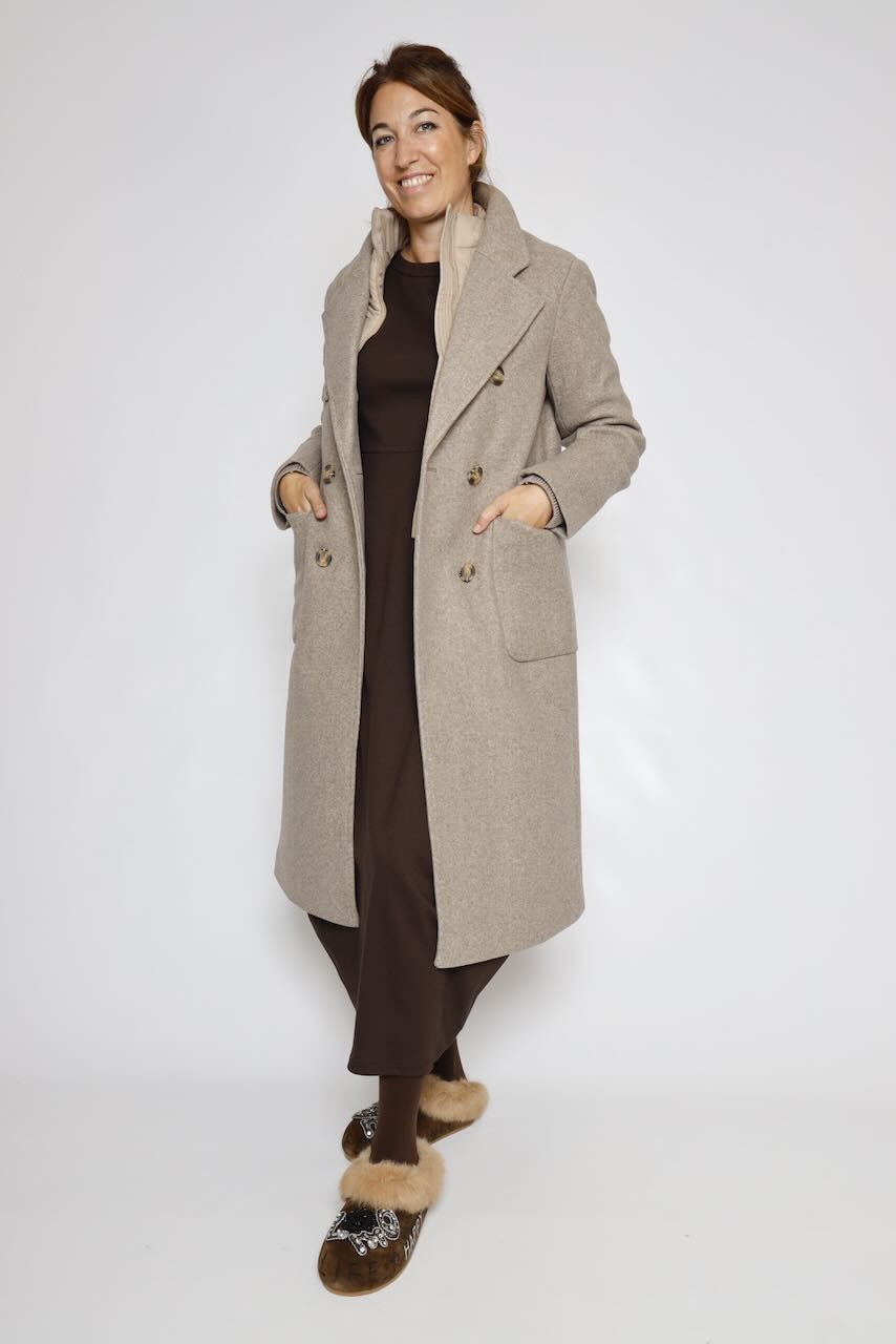 VESTIDO A25AP701-MARRON