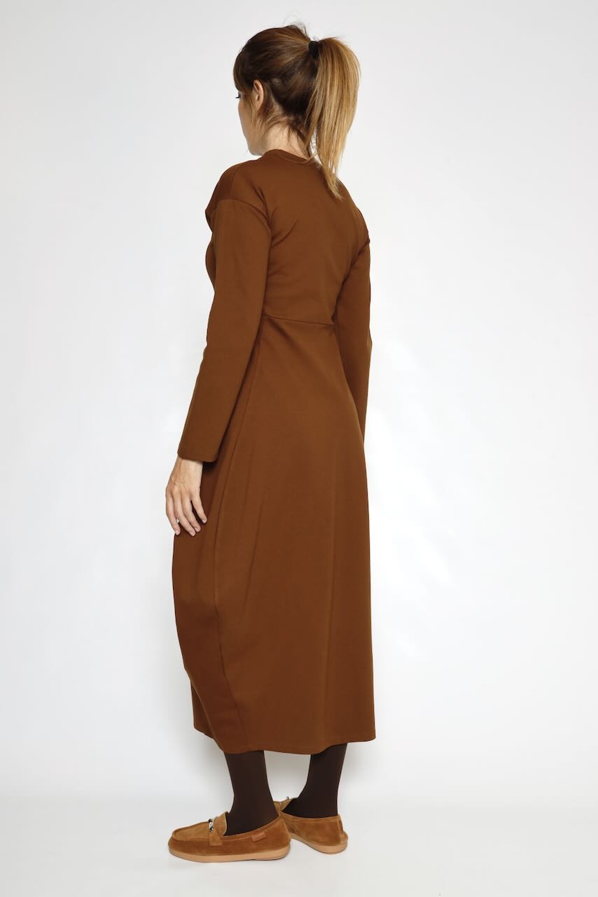 VESTIDO A25AP701-CARAMELO