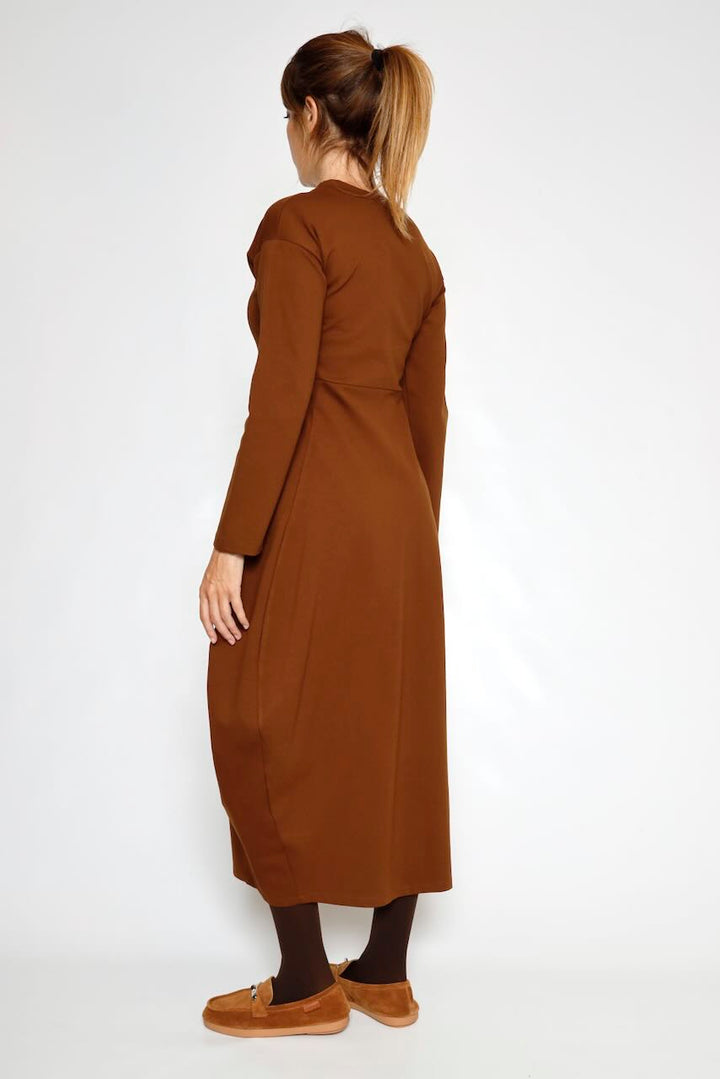 VESTIDO A25AP701-CARAMELO