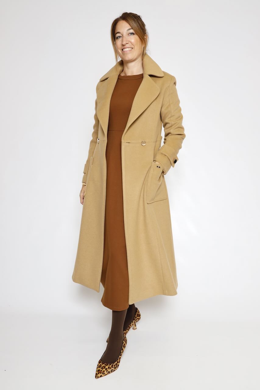 VESTIDO A25AP701-CARAMELO