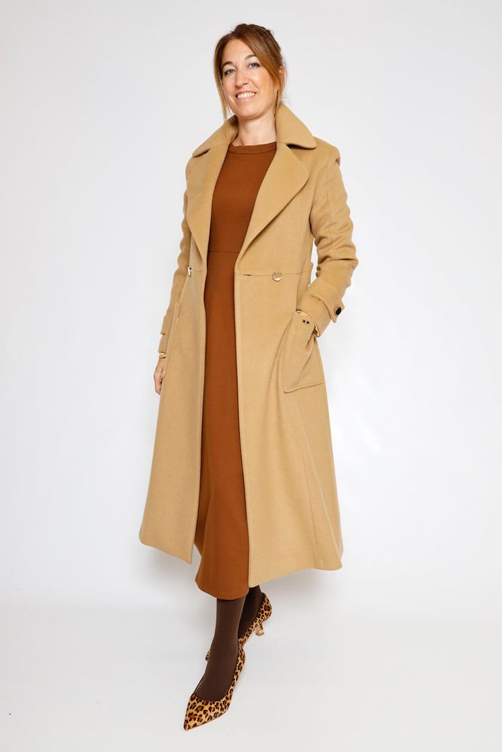 VESTIDO A25AP701-CARAMELO