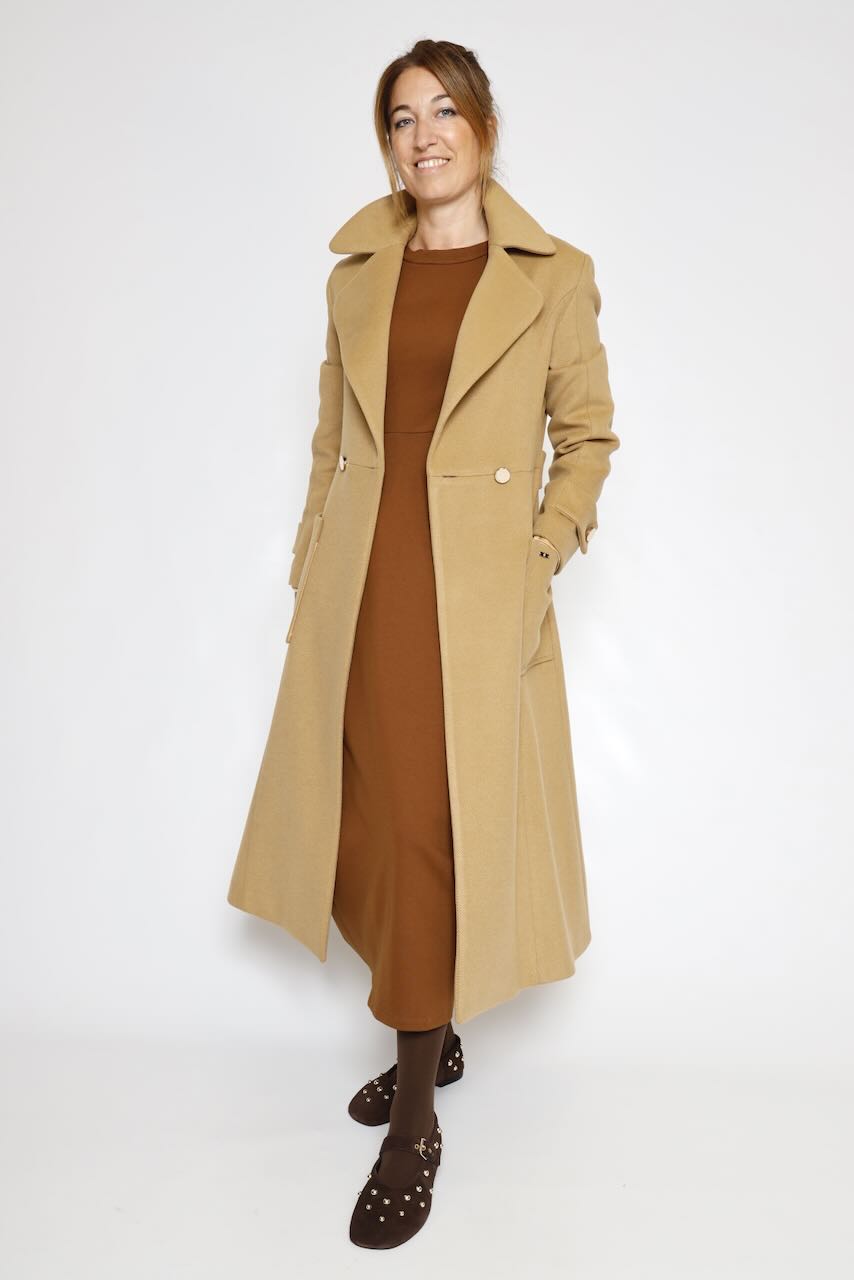 VESTIDO A25AP701-CARAMELO