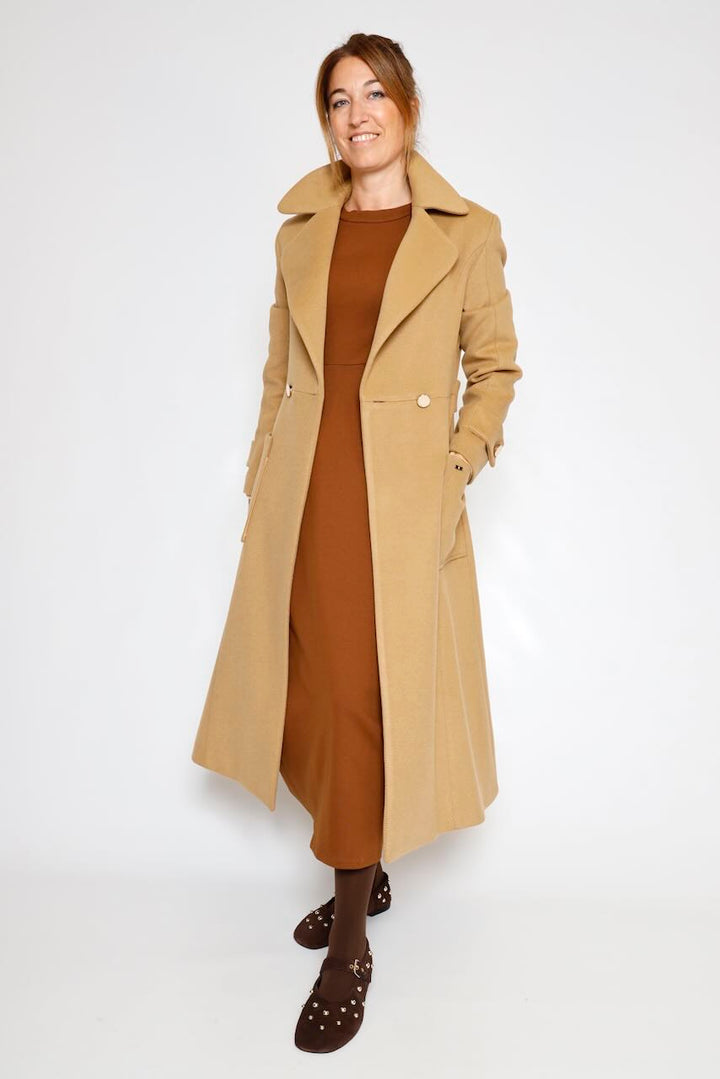 VESTIDO A25AP701-CARAMELO