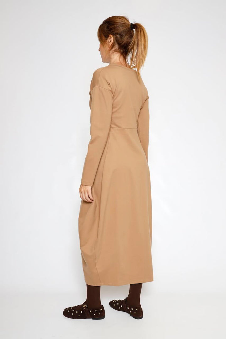 VESTIDO A25AP701-CAMEL