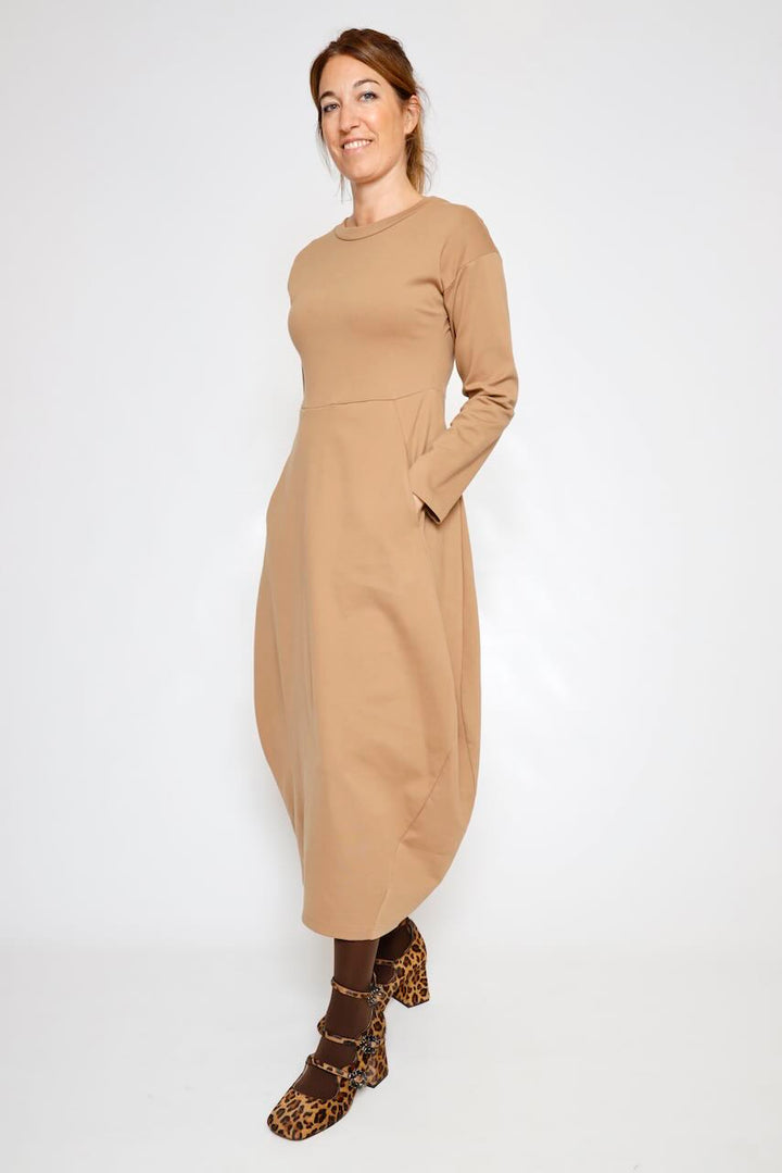 VESTIDO A25AP701-CAMEL