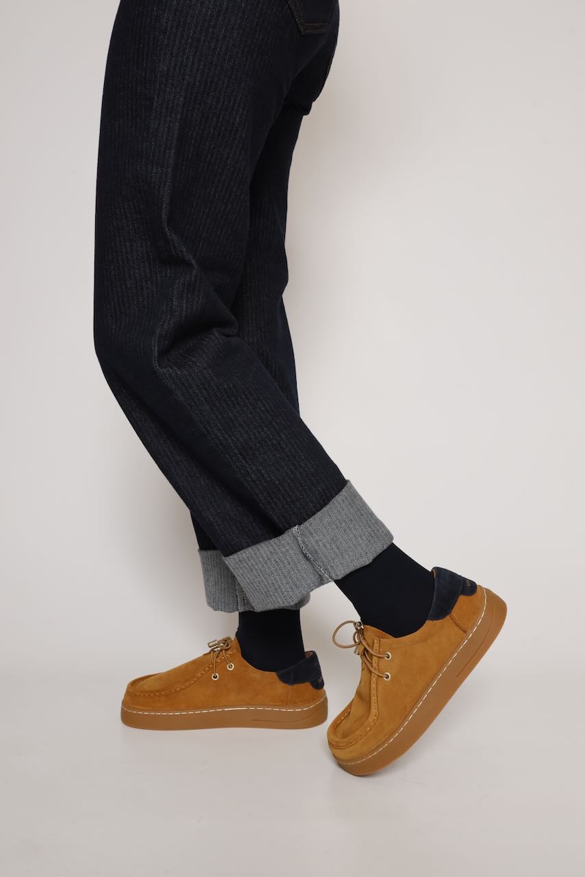 ZAPATO PLANO CAMEL DAKAR-260