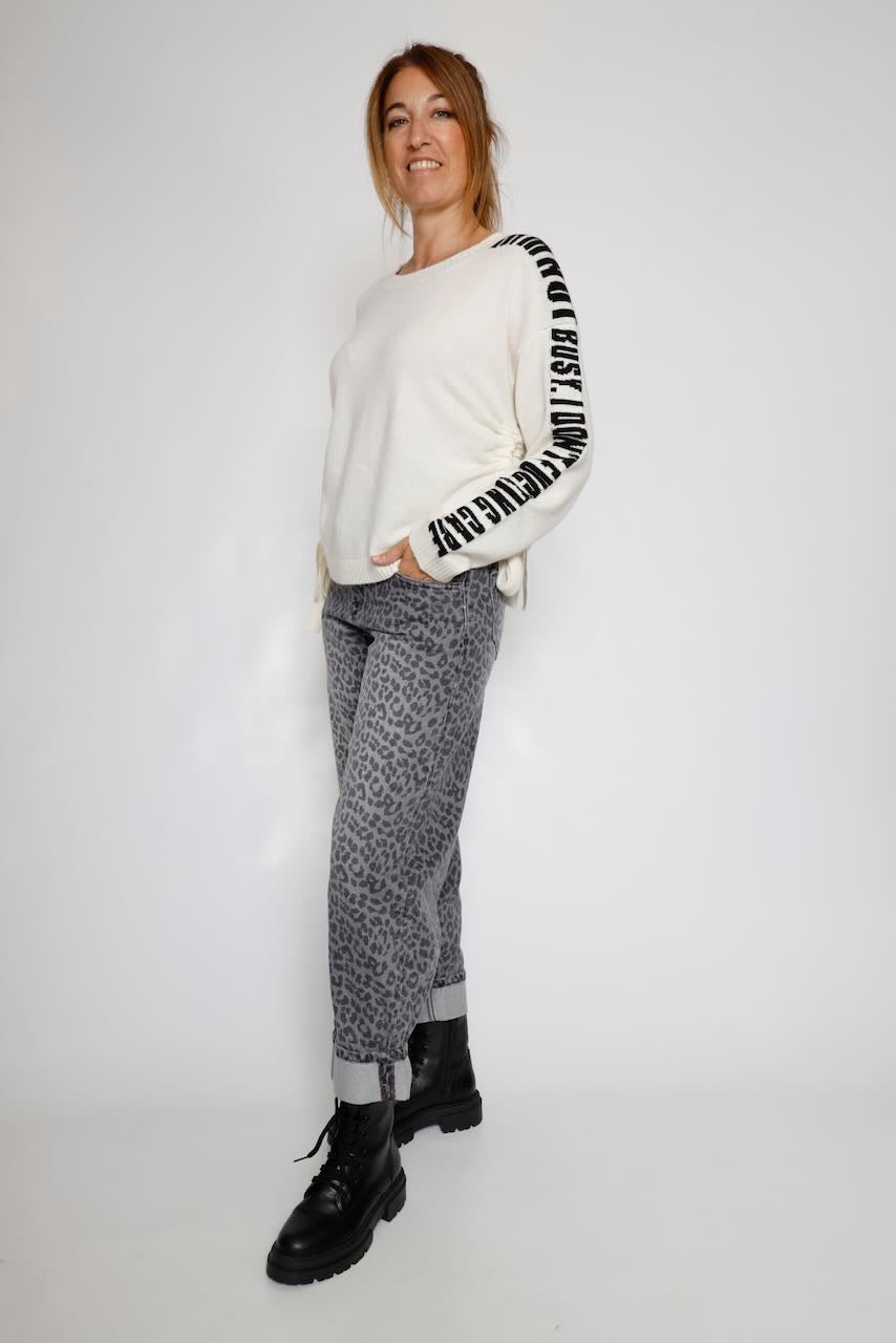 VAQUERO BOYFRIEND GRIS ROBYN DENIM