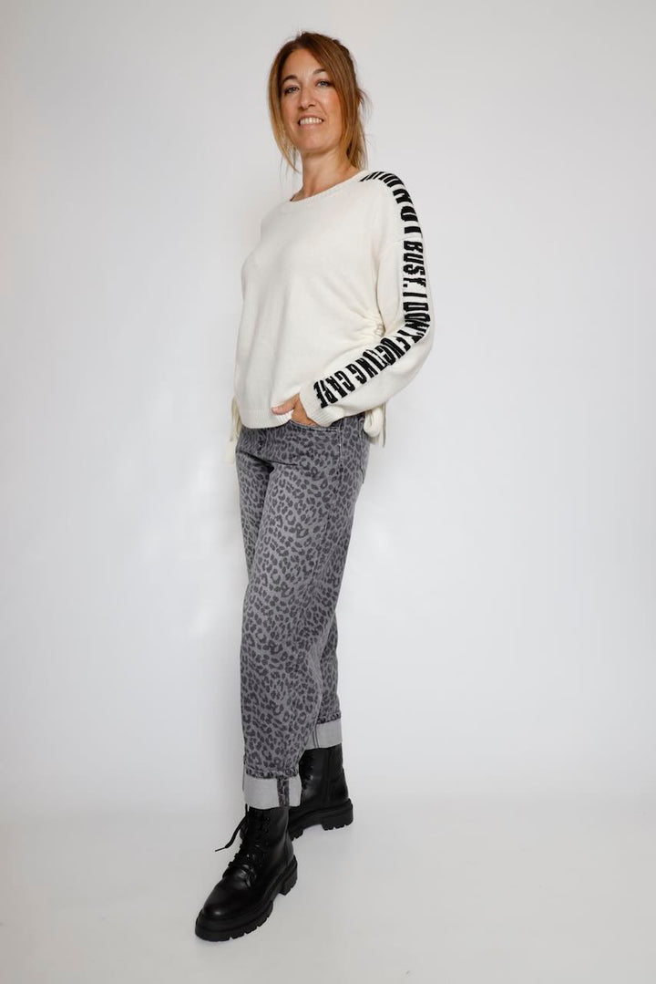 VAQUERO BOYFRIEND GRIS ROBYN DENIM