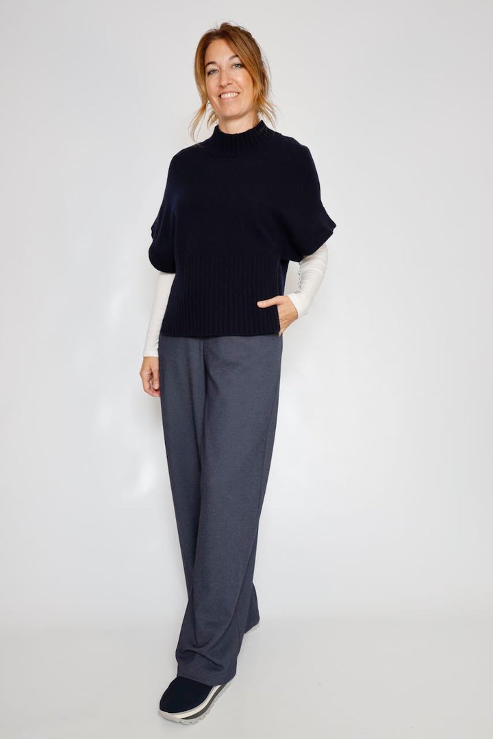 JERSEY CHALECO DE PUNTO MARINO BY11062
