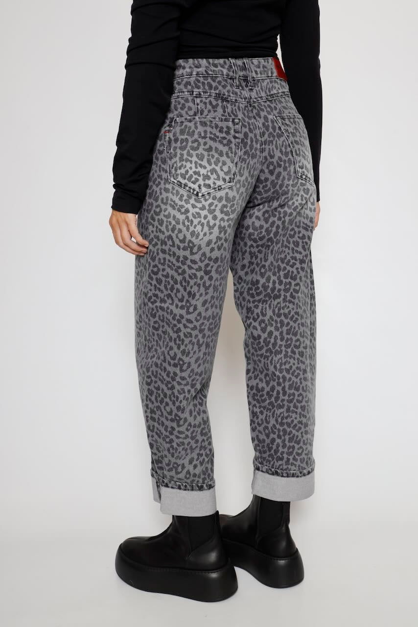 VAQUERO BOYFRIEND GRIS ROBYN DENIM