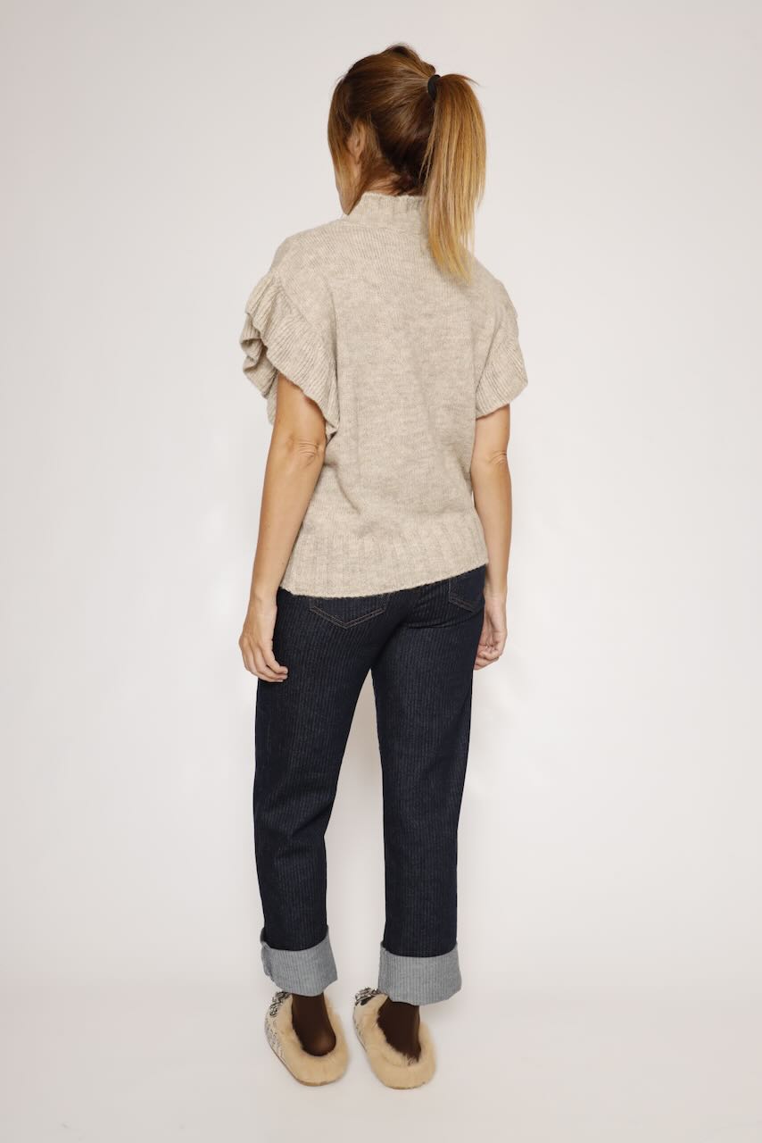 JERSEY SIN MANGAS BEIGE M49779232