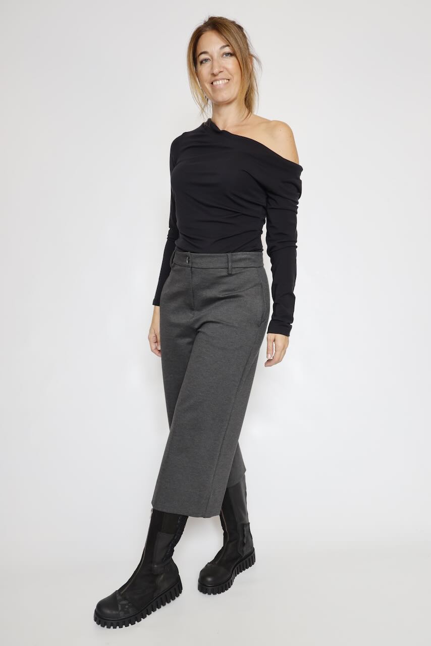 PANTALON CULOTTE ANTRACITA BY09154Q