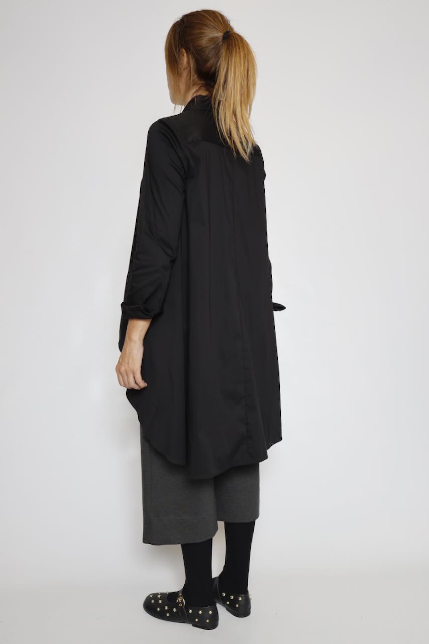 CED3FDK LONG SHIRT-BLACK
