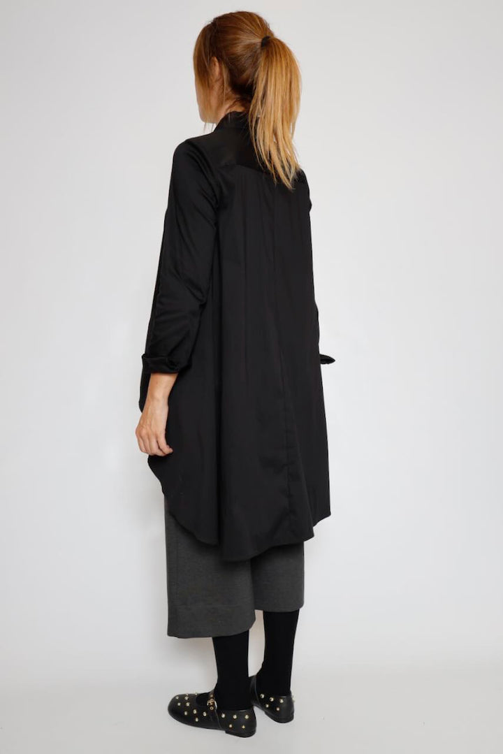 CED3FDK LONG SHIRT-BLACK