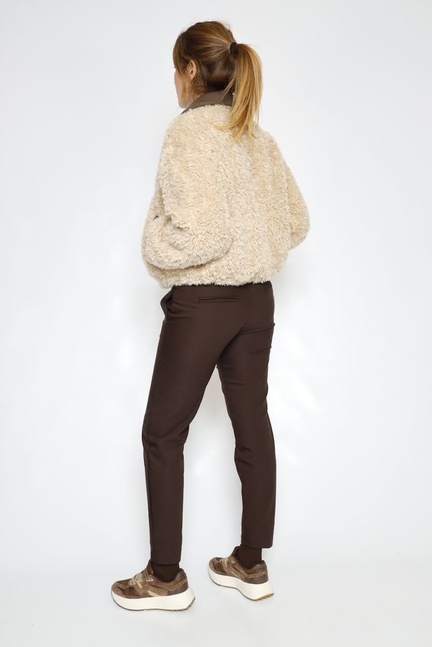 CHAQUETA BEIGE VEENA FUR