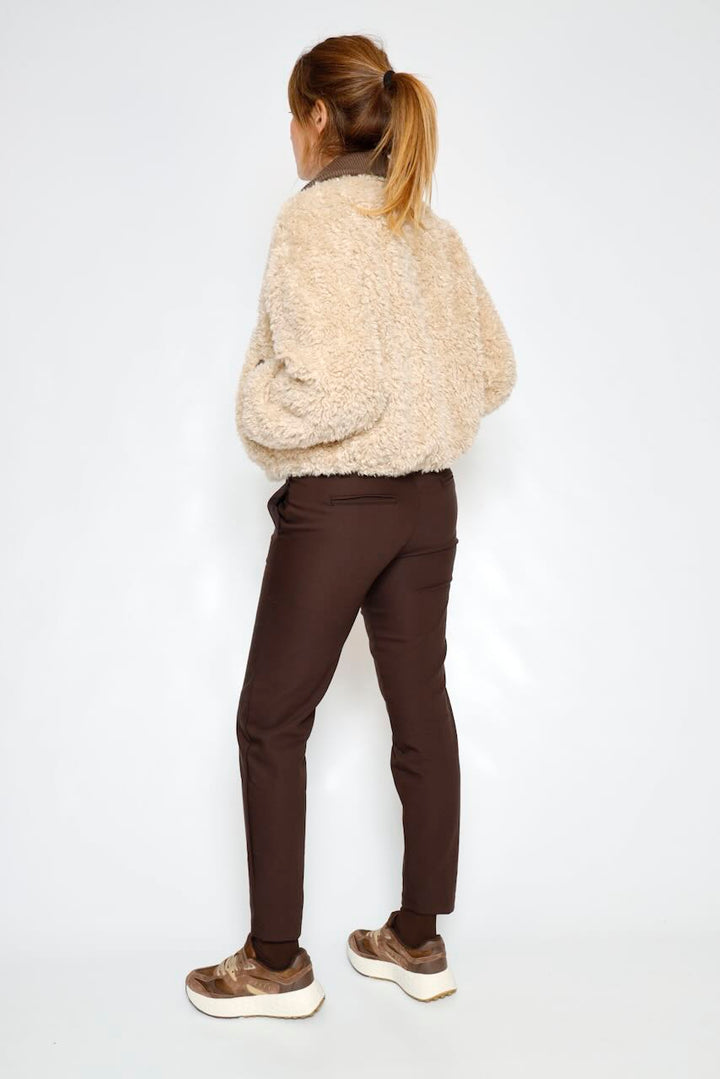 CHAQUETA BEIGE VEENA FUR
