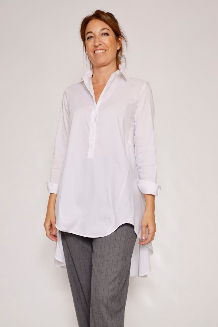 LONG SHIRT CED3FDK-WHITE