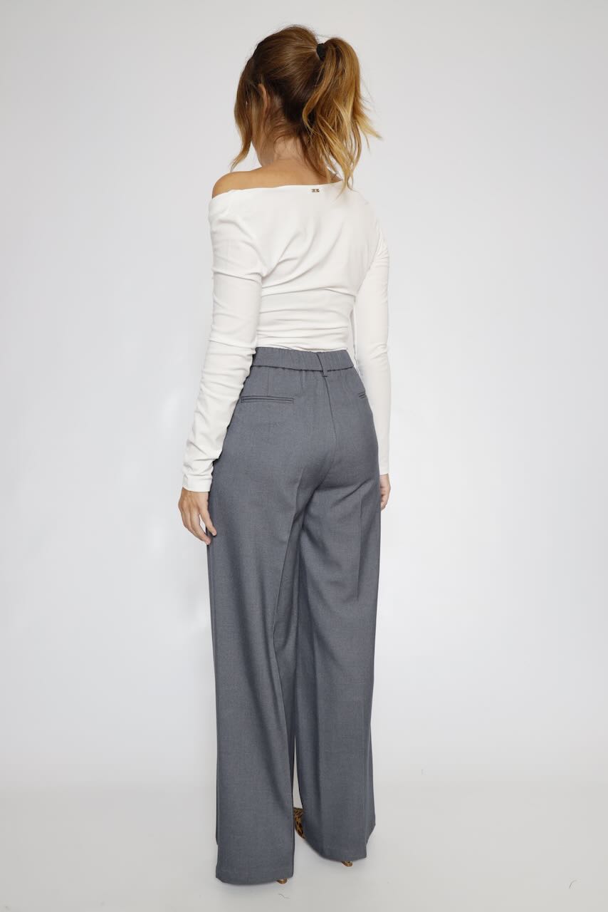 PANTALÓN PALAZZO GRIS  WV3004W81301