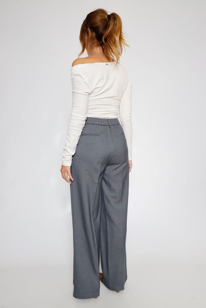 PANTALÓN PALAZZO GRIS  WV3004W81301