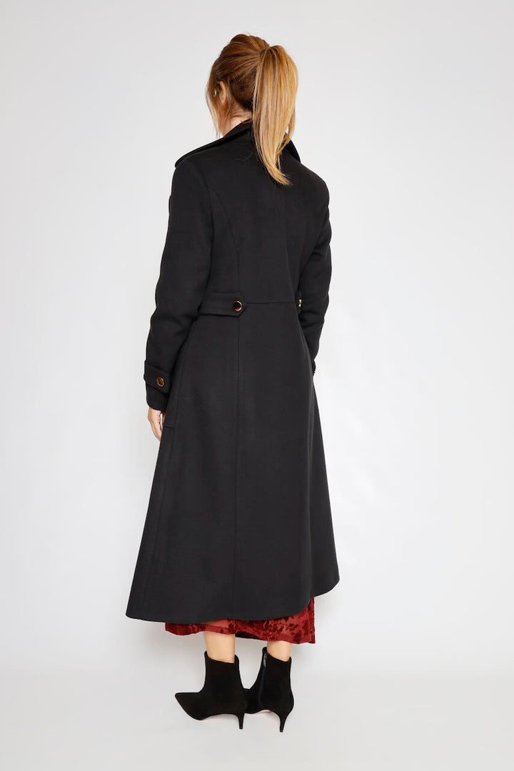 VESTIDO BURDEOS LARGO DRAPEADO AFFFMDJ