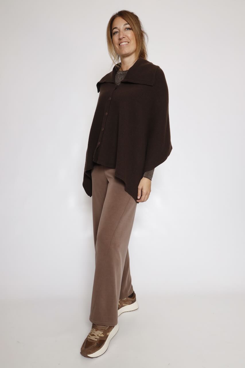 PANTALON ANCHO MARRON BY11248