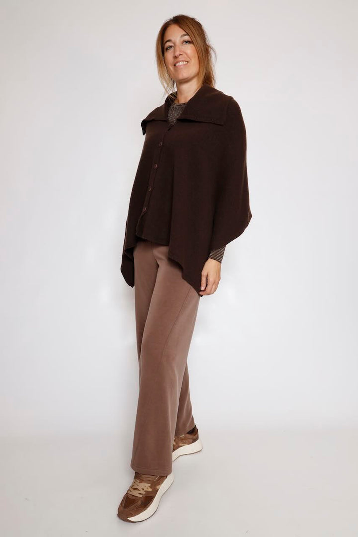 PANTALON ANCHO MARRON BY11248