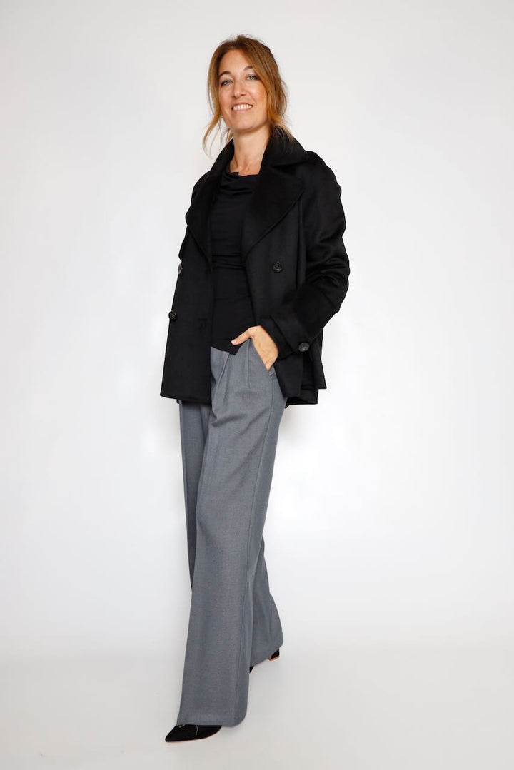 PANTALÓN PALAZZO GRIS  WV3004W81301