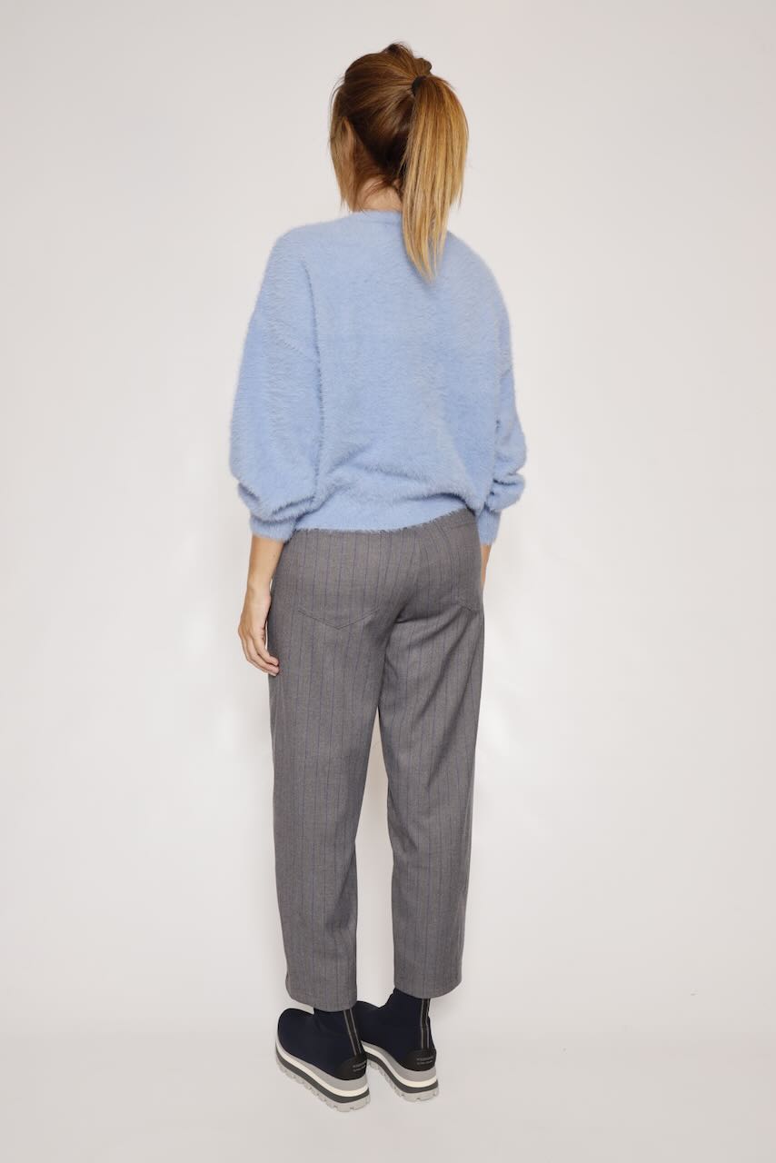 CHAQUETA PUNTO AZUL MASA